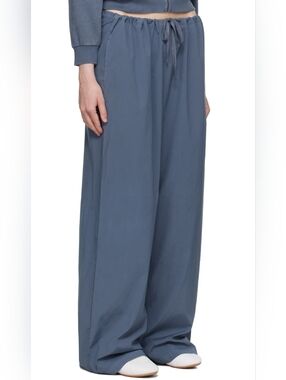 Skims Cotton Poplin Wide Leg Pants